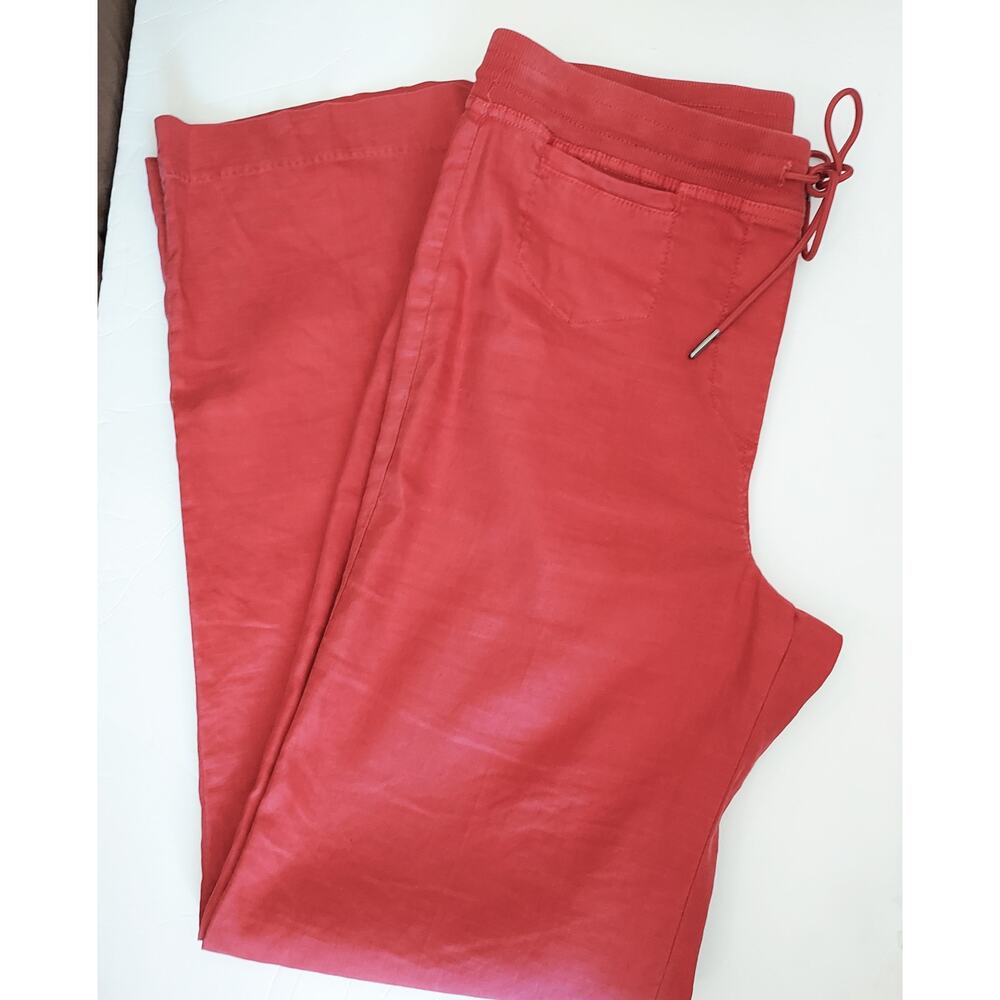 Level 99 Red Wide Leg Pants Size M